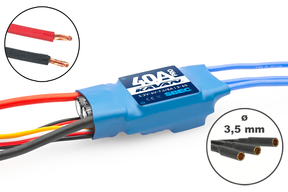Variateur KAVAN PRO-40SB - 2~4S - 40A
