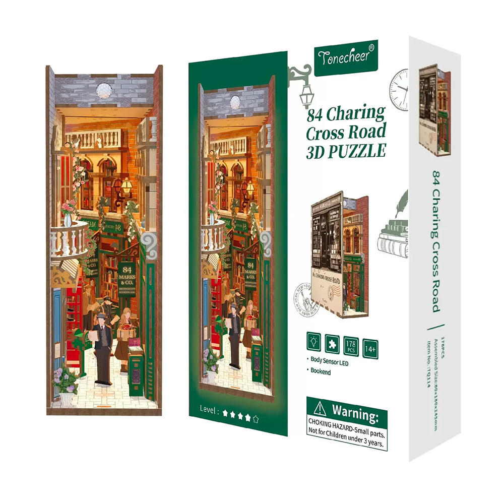 TONECHEER Kit de puzzle 3D - 84 Charing Cross Road