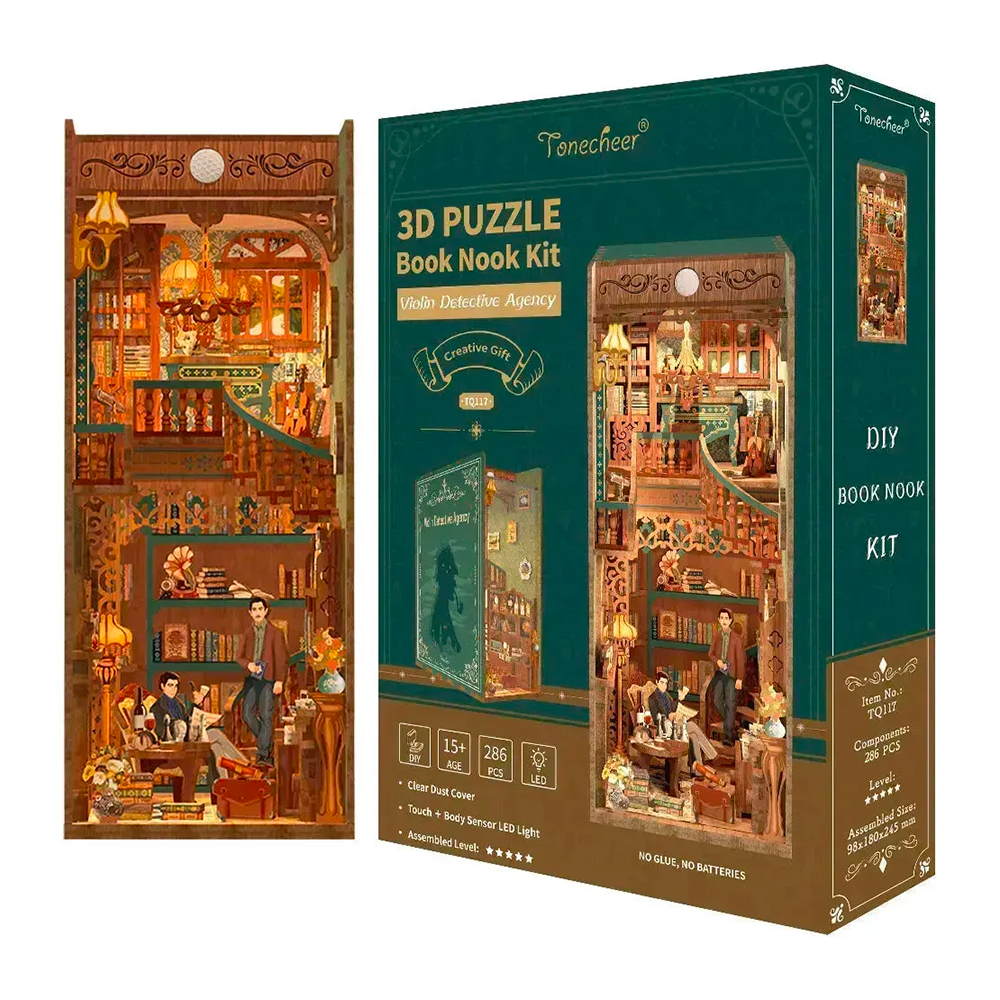 TONECHEER Kit de puzzle 3D - Violin Detective Agency