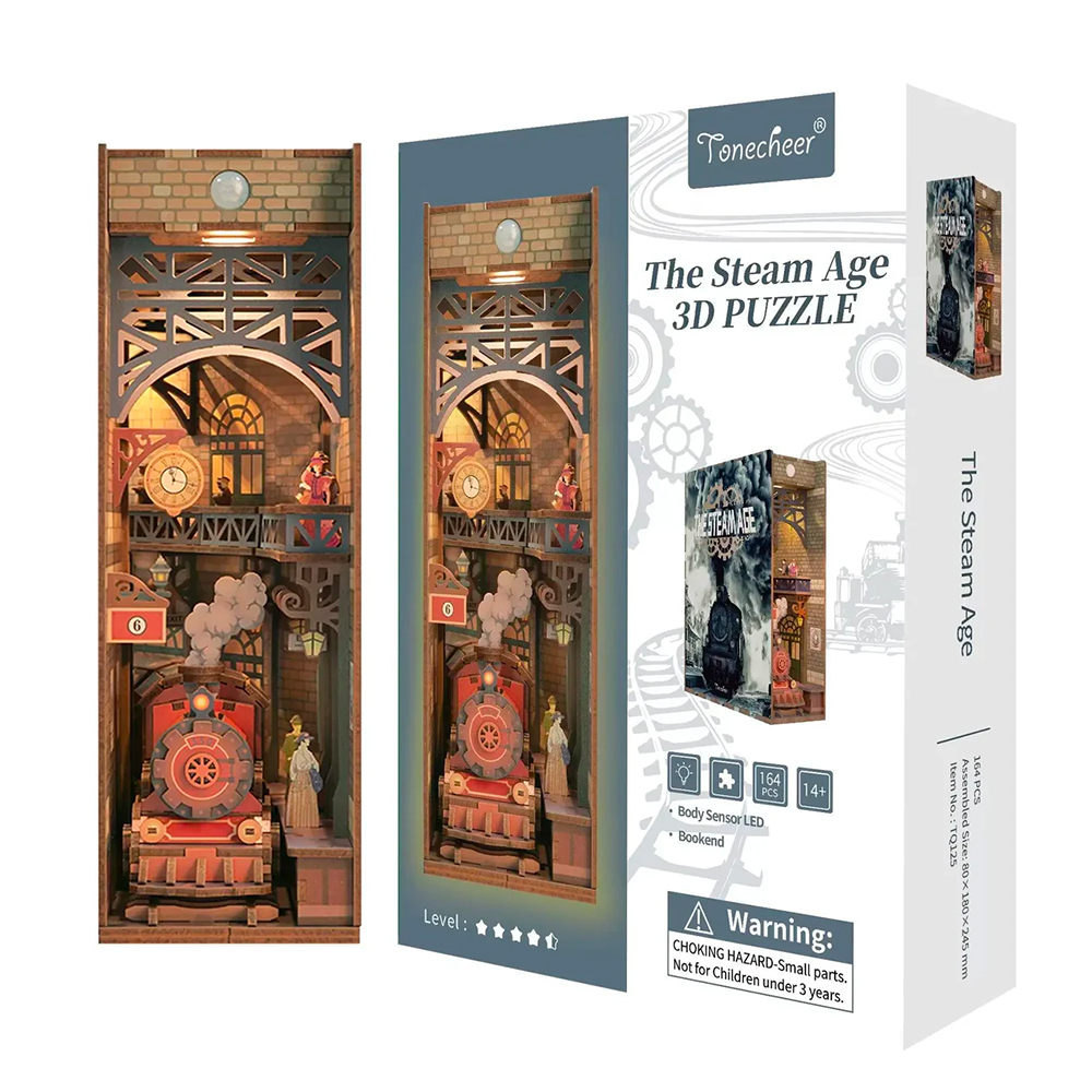 TONECHEER Kit de puzzle 3D - The Steam Age