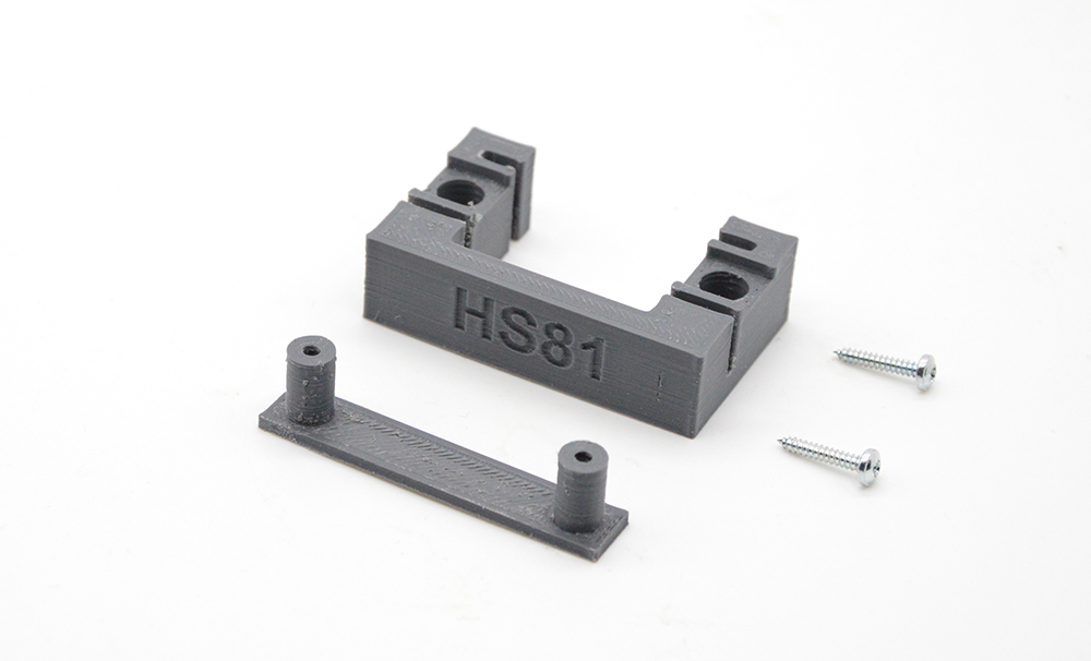 Support servo Hitec HS81 et HS82. 1 pièce