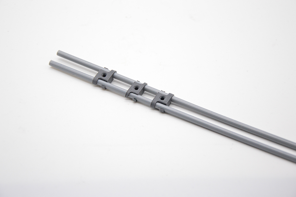 Attache pour gaine plastique 0383411, 0383154 et 0383155. 4 pièces