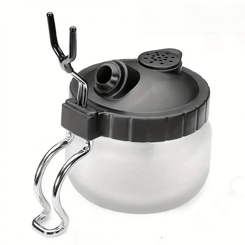 Pot de nettoyage aérographe + support
