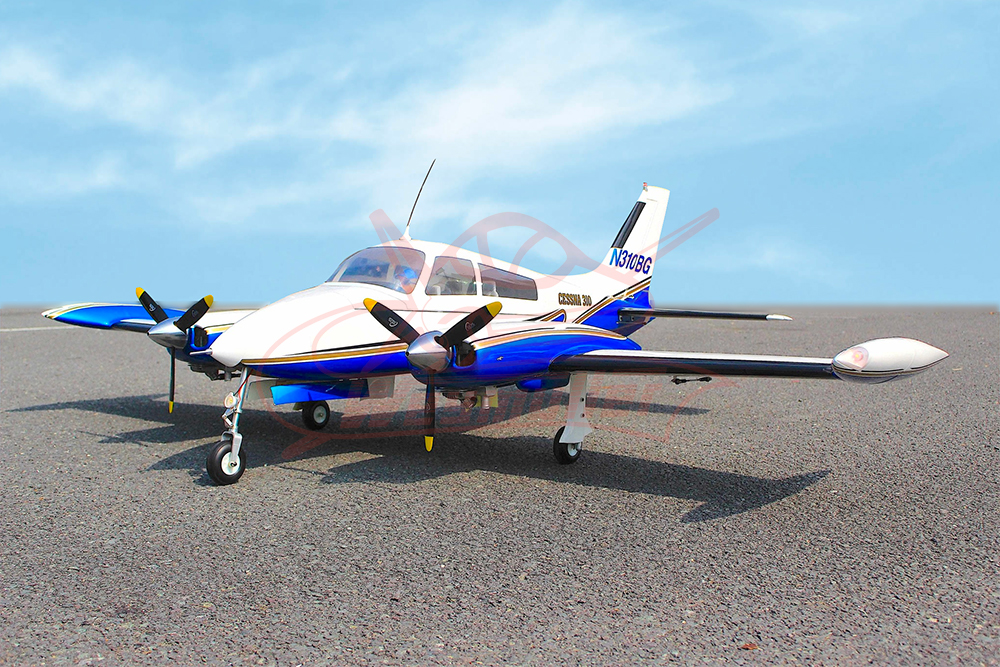 Cessna 310 Twin Engine 15cc ARF 81'' 2,05m