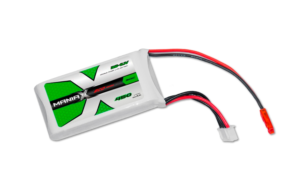 Pack accus 3 éléments 11,1V 450mA 30C - BEC
