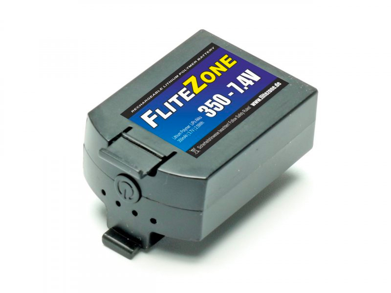 Pack accus 2 éléments 7,4V 350mA FliteZone