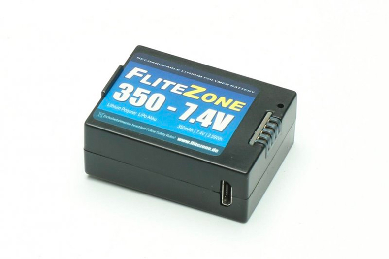 Pack accus 2 éléments 7,4V 350mA FliteZone