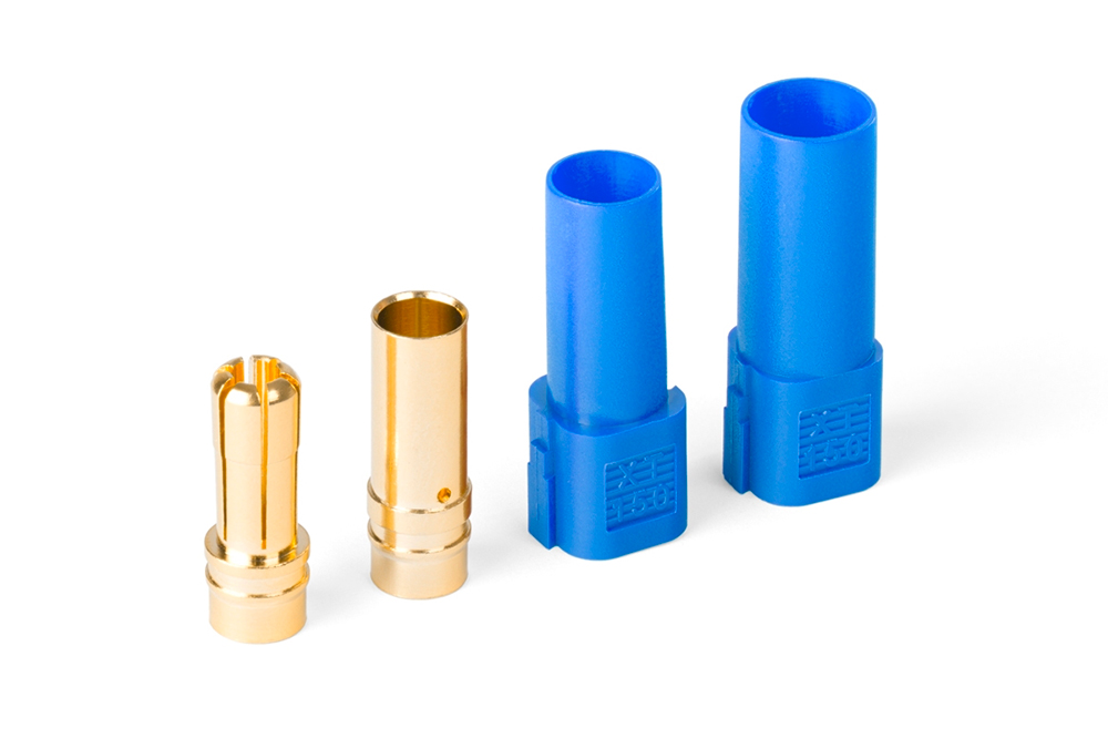 Prise mâle et femelle XT150. Bleu. 1 paire