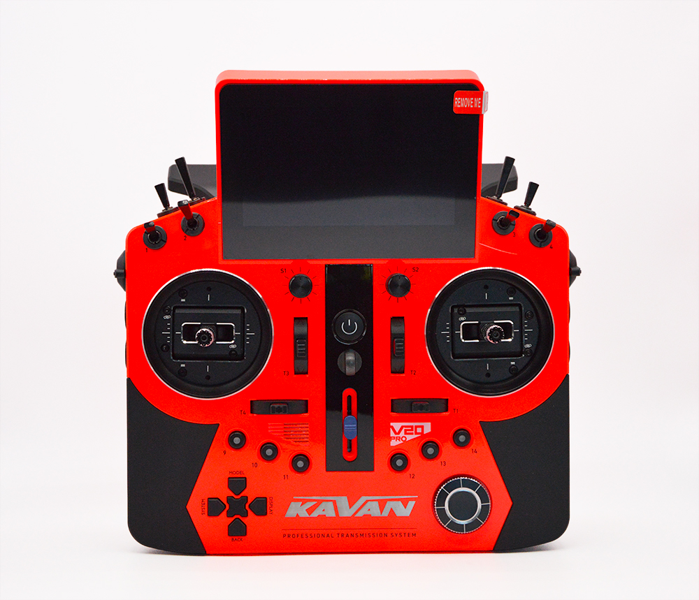 Emetteur Kavan V20 PRO rouge, 24 voies. Mode 2