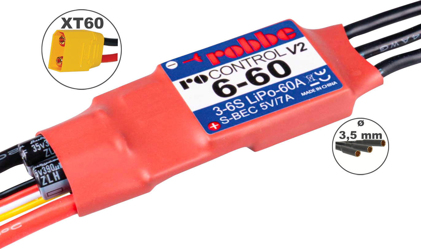 Variateur RO-CONTROL 60A 3-6S V2