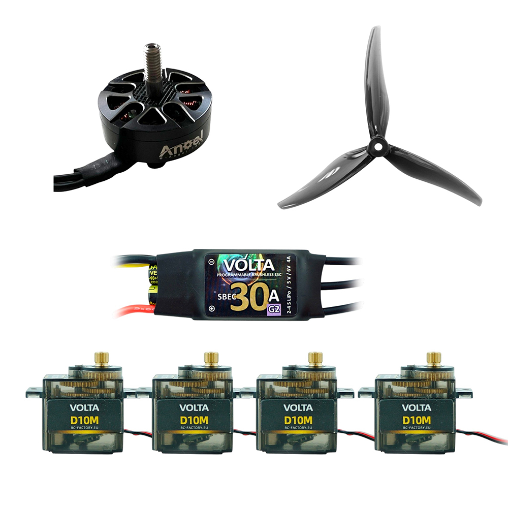 Set Ares XL moteur, contrôleur, servos et hélice