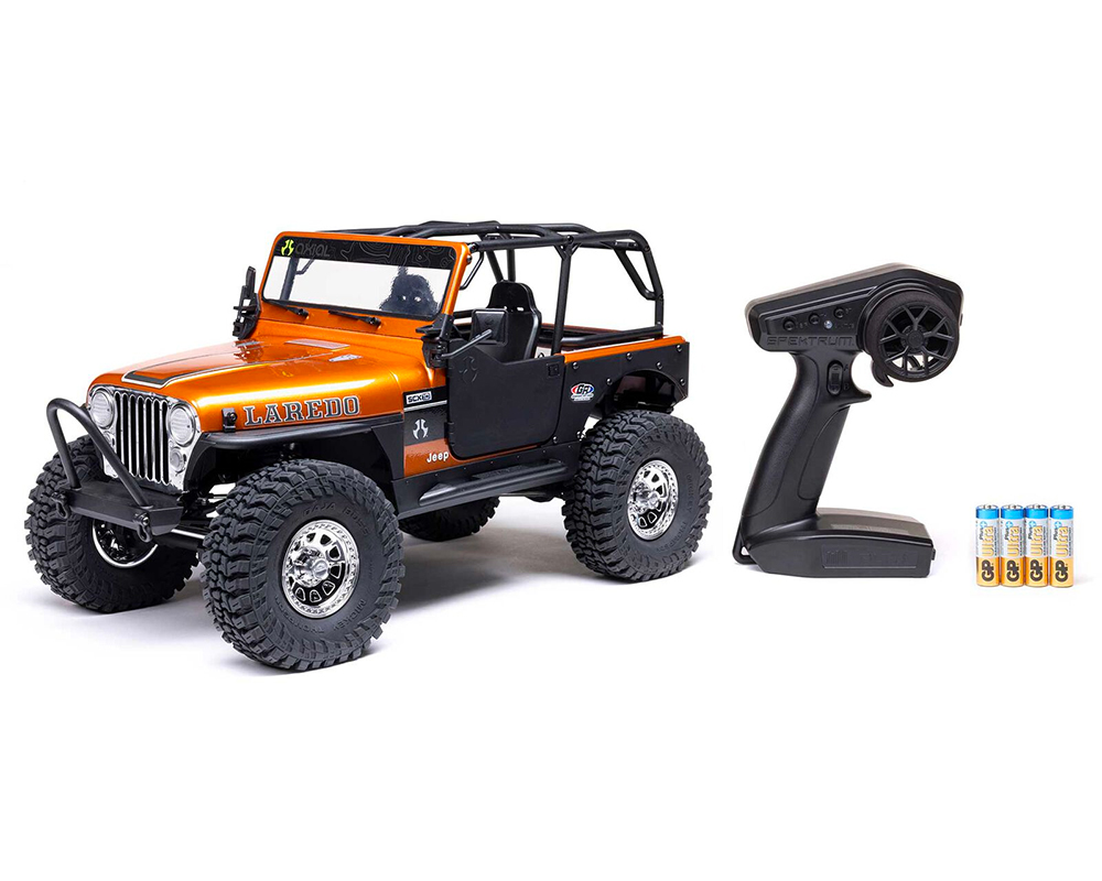 SCX10 III Jeep CJ-7 4X4 RTR Brushed Rock Crawler, Orange