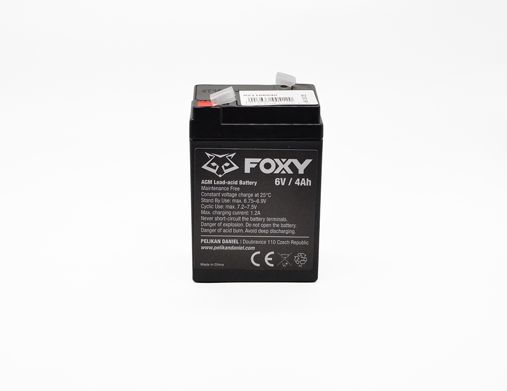Batterie au plomb <br>6V 4A