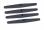 Palonnier de servo plastique 25T double 120mm. 4 pièces