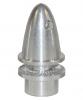 Accouplement d\'arbre ø 4,0mm avec cône 15,4mm. Moyeu 6,3mm. 1 pièce