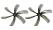 Hélice 6 pales Funnystar 4\'\'x4\'\'. 2 pièces
