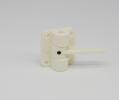 Support train avant 26 x 29 mm. Pour jambe ø 4 mm. 1 pièce