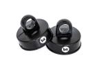 Bouchons Big bore 16mm Noir. 2 pièces