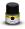 Peinture Heller acrylique 12ml. Noir brillant 021