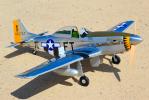 P-51D \'\'Charlotte\'s Chariot II\'\' 35cc ARF avec train rentrant électrique 1,80m