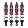 Set 4 amortisseurs aluminium 1/12 85mm + kit 3 ressorts (H/M/S)