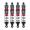 Set 4 amortisseurs aluminium 1/12 85mm + kit 3 ressorts (H/M/S)