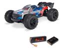 Mini KRATON 3S DSC 4X4 RTR Brushless Speed Truck (Batterie & chargeur inclus), Rouge/Bleu