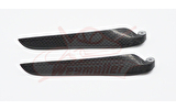 Pales seules en carbone 12x6. 1 paire