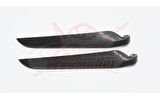 Pales seules en carbone 13x6. 1 paire