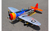 P47 Thunderbolt \'\'Tarheel Hal\'\' 35cc ARF 1,77m + train rentrant électrique