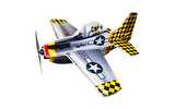Cartoon Warbirds Mustang P-51 64,5cm